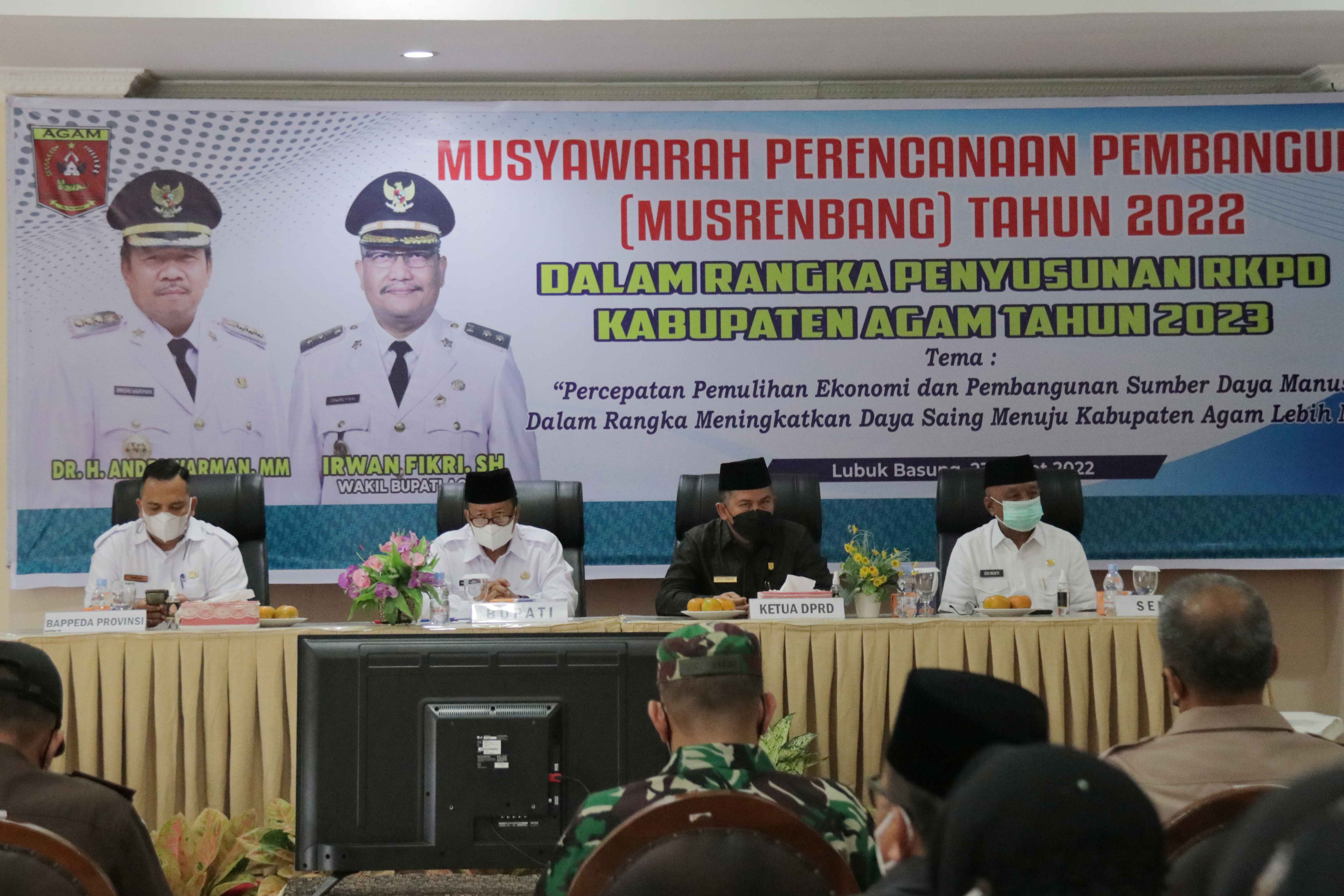 Musrenbang Tahun 2022 Dalam Rangka Penyusunan RKPD Kabupaten Agam Tahun ...